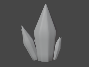 shiny crystal model blender 3D Model