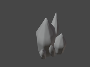 shiny crystal model blender 3D Model
