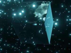 блискучий кубик блендер 3D Модель