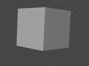блискучий кубик блендер 3D Модель