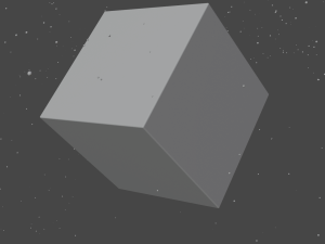 shiny cube blender 3D Model