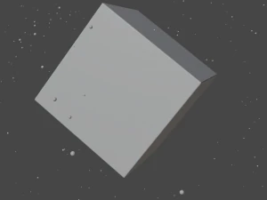 блискучий кубик блендер 3D Модель