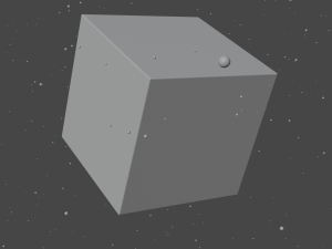 shiny cube blender 3D Model