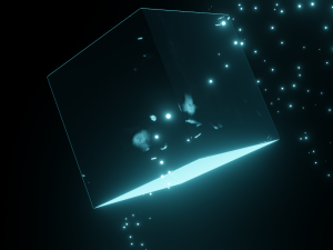 shiny cube blender 3D Model