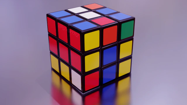 cubo de rubik resolvido e liquidificador não resolvido Modelo 3D .c4d .max .obj .3ds .fbx .stl .blend