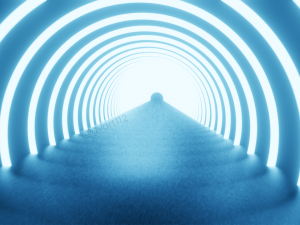 shiny tunnel animation blender Model 3D