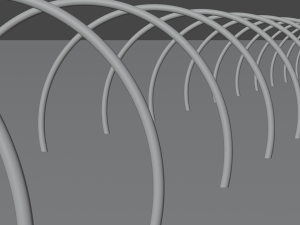 shiny tunnel animation blender Model 3D