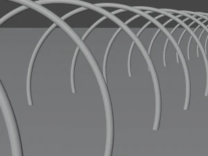 shiny tunnel animation blender 3D Model