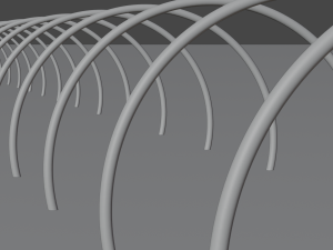 shiny tunnel animation blender Model 3D