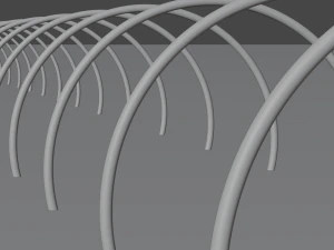 shiny tunnel animation blender 3D Model