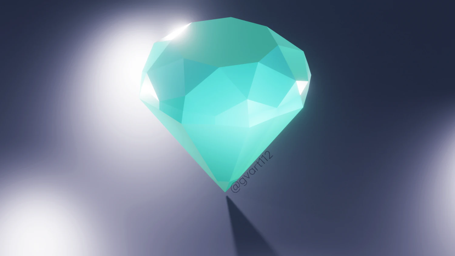 gemstone model blender 3D Model .c4d .max .obj .3ds .fbx .stl .blend 