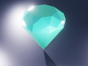 liquidificador modelo de pedras preciosas Modelo 3D