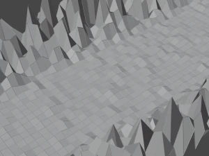 रेट्रोवेव सूर्यास्त 3D मॉडल