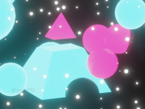 abstract geometrical animation 3D Model