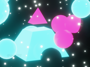 abstract geometrical animation 3D Model