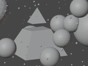 abstract geometrical animation 3D Model