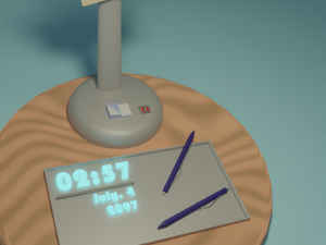 table lamp low-poly 3D Модель