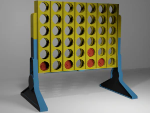 Sluit vier set 3D Model