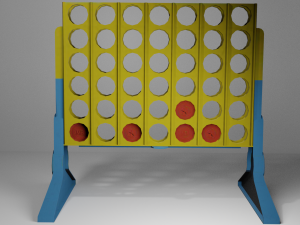 connect four set 3D Model