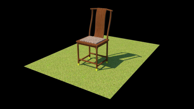 chair 3D Model .c4d .max .obj .3ds .fbx .stl .blend 