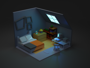 room Modelo 3D