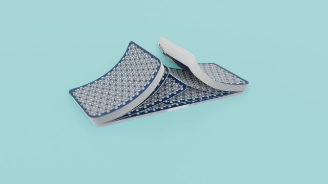 Cards 3D Модель .c4d .max .obj .3ds .fbx .stl .blend 