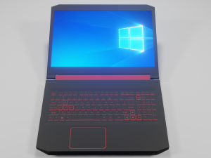 laptop acer nitro 5 3D Model