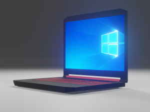 laptop acer nitro 5 3D Model