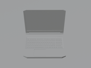 laptop acer nitro 5 3D Model