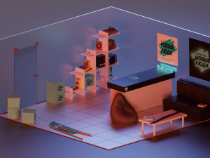 office Model 3D