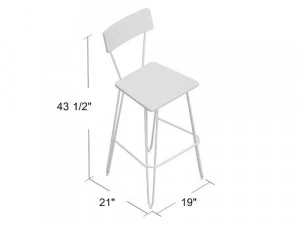 Bar Stool 3D Model