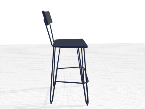 Bar Stool 3D Model