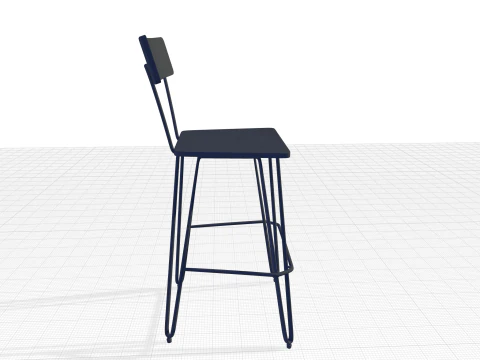 Bar Stool 3D Model