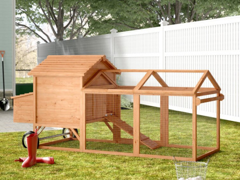 Bayer Feet Chicken Coop - Chicken Run 3D Model