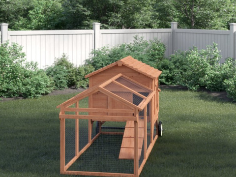 Bayer Feet Chicken Coop - Chicken Run Model 3D