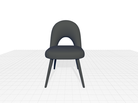 Brutus Diner Chair 3D मॉडल