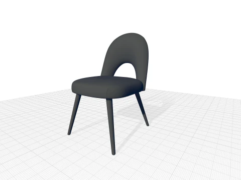 Brutus Diner Chair 3D Model