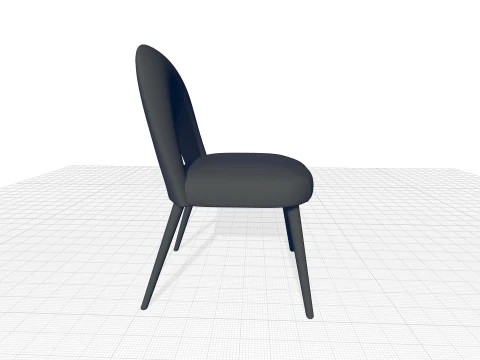 Brutus Diner Chair 3D Model