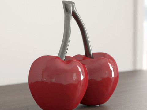 Art Cherries Decoration Peralta Sculpture 3D Model