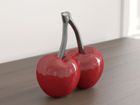 Art Cherries Decoration Peralta Sculpture 3D Model