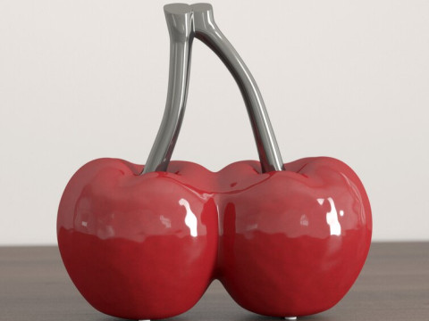 Art Cherries Decoration Peralta Sculpture 3D Model
