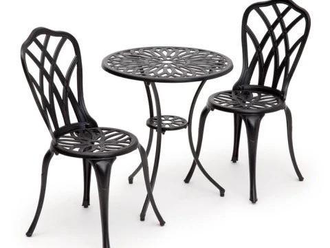 Karns Round Long Bistro Set 3D Model