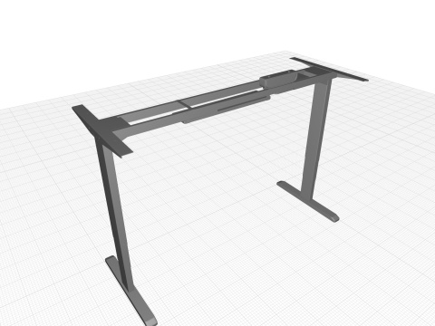 Karns Round Long Bistro Set 3D Модель