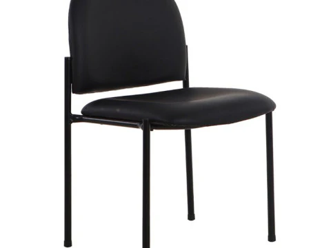 Bentonville Stackable Vinyl Seat Waiting Room Chair 3D Model