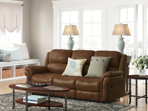 Divano reclinabile Arles - 3 colori Modello 3D