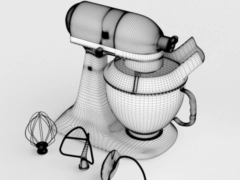 Artisan Series Stand Mixer 3D Model