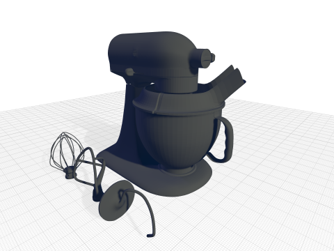 Artisan Series Stand Mixer 3D 模型
