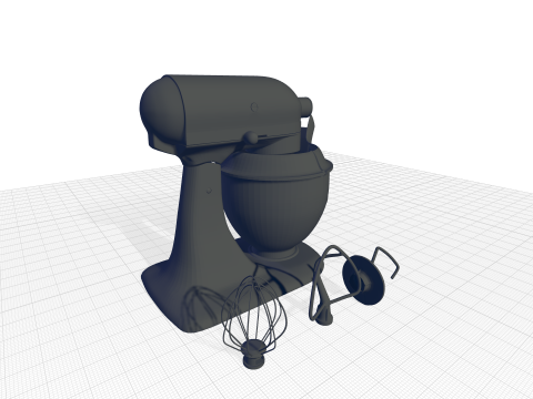 Artisan Series Stand Mixer 3D 模型