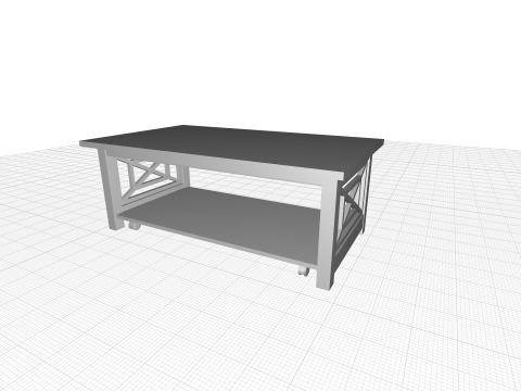 Upton Cheyney Coffee Designer Table Modello 3D