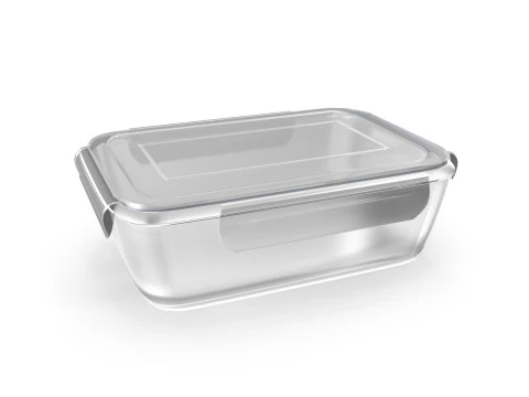 Lana Glass Meal Prep Food Storage Container 3D Model